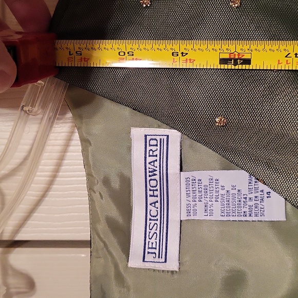 Jessica Howard women's dress, 14, Green Color - Picture 3 of 9